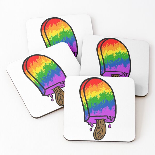 Item preview, LGBT Gay Pride Popsicle designed and sold by NerdyCupcake559.