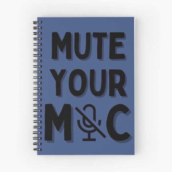 Item preview, mute your mic text design for teachers designed and sold by aurorassadprose.