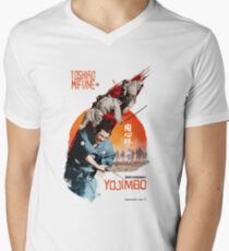 Akira Kurosawa's Yojimbo Men's V-Neck T-Shirt