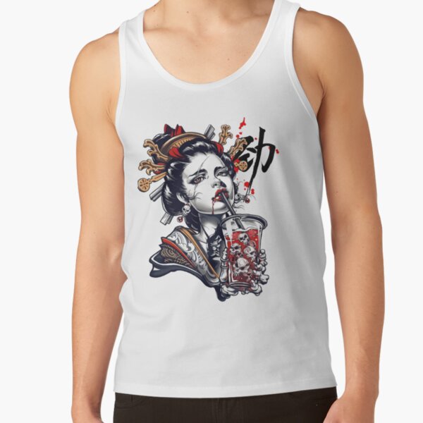 Artikel-Vorschau von Japanisches Geisha-Mädchen Vaporwave Cyberpunk Popart Urban Style, designt und verkauft von OWLvision33.