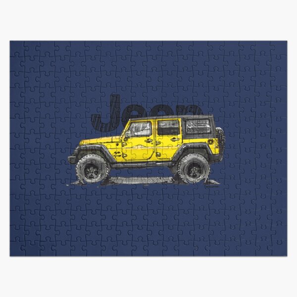 Jeep Wrangler Jk Jigsaw Puzzles Redbubble