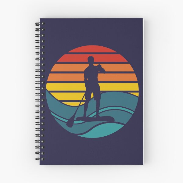 Item preview, Stand Up Paddle Board - SUP - Retro Waves designed and sold by HeatherPore.