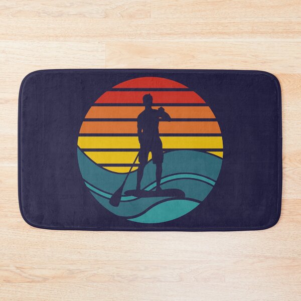 Item preview, Stand Up Paddle Board - SUP - Retro Waves designed and sold by HeatherPore.