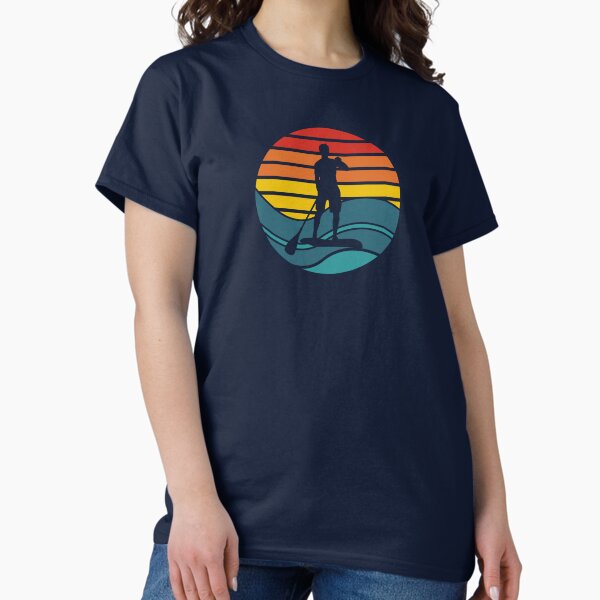 Item preview, Stand Up Paddle Board - SUP - Retro Waves designed and sold by HeatherPore.