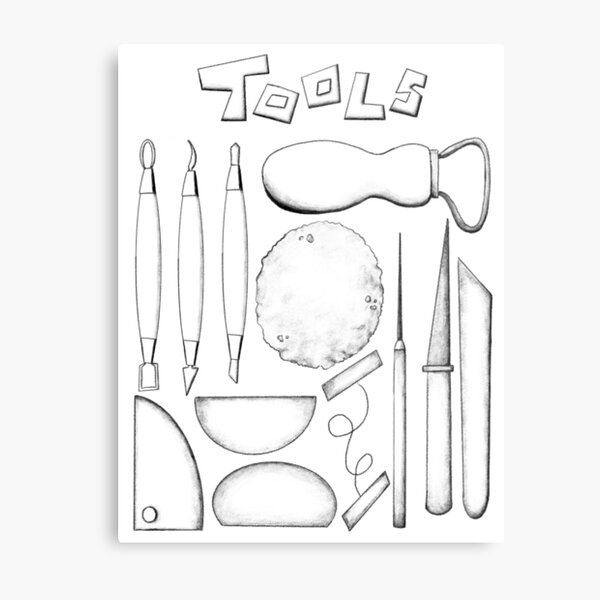 Ceramic Tools Art Print for Sale by alexolson96