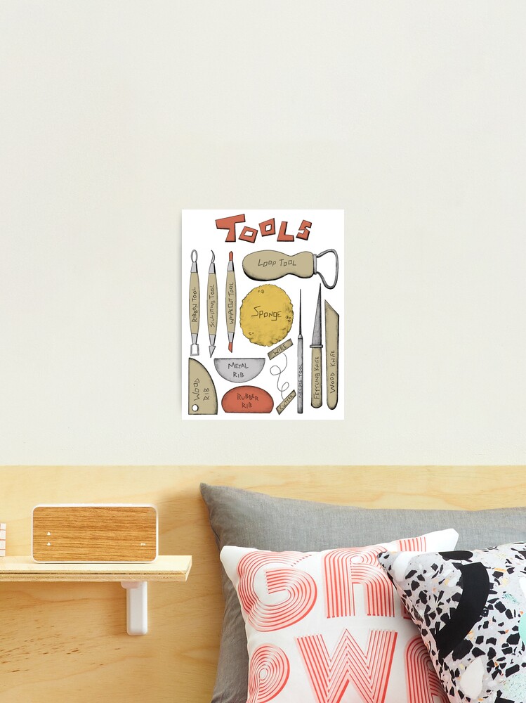 Tools Print Poster — Echeri Ceramics