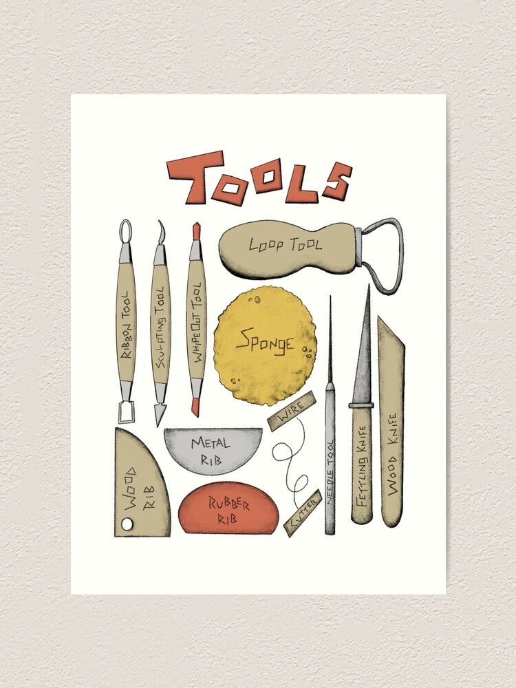 Ceramic Tools Poster for Sale by alexolson96