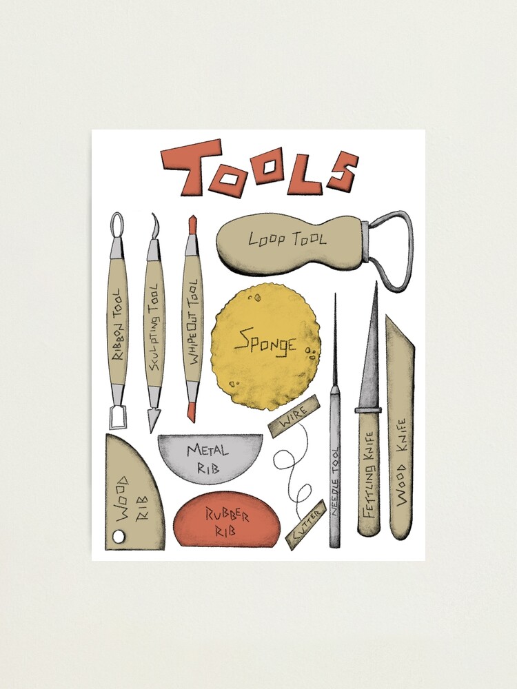 Ceramic Tools Photographic Print for Sale by alexolson96