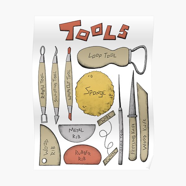 Clay Tools Poster