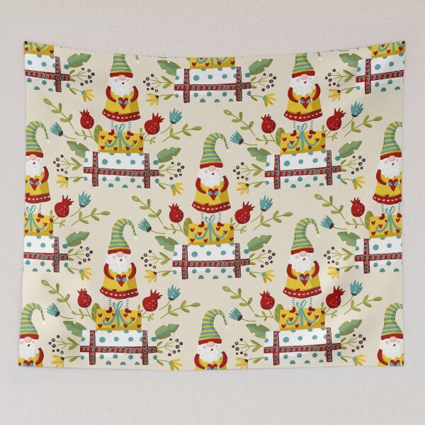 Item preview, Gnome Valentines Day Little Cute Yellow Gnome With Presents Patterns Gifts designed and sold by MiscelChr.