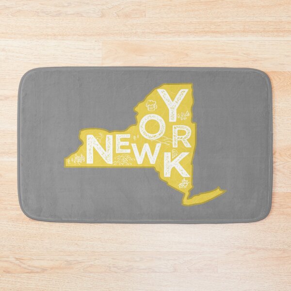 Item preview, New York Map Typography Gold designed and sold by HelloGentry.