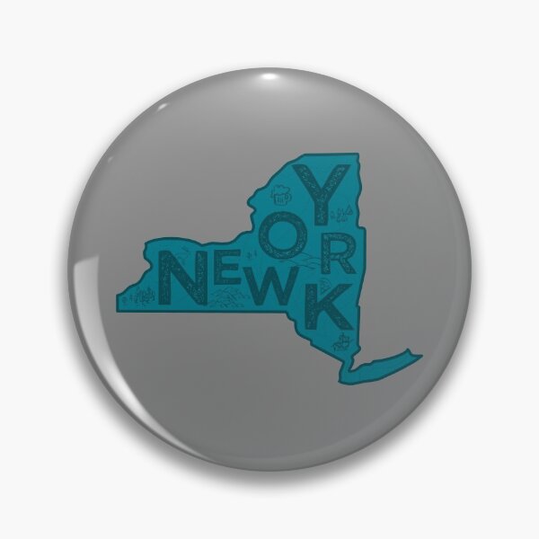 Artikelvorschau, New York Map Typography Navy entworfen und verkauft von HelloGentry.