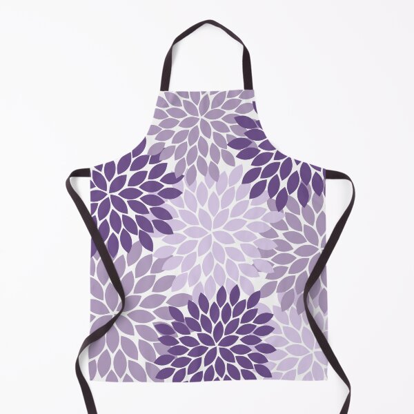 Item preview, Purple Flower Burst, Flower Petals, Lavender Lilac Floral Pattern designed and sold by CloudDesignShop.