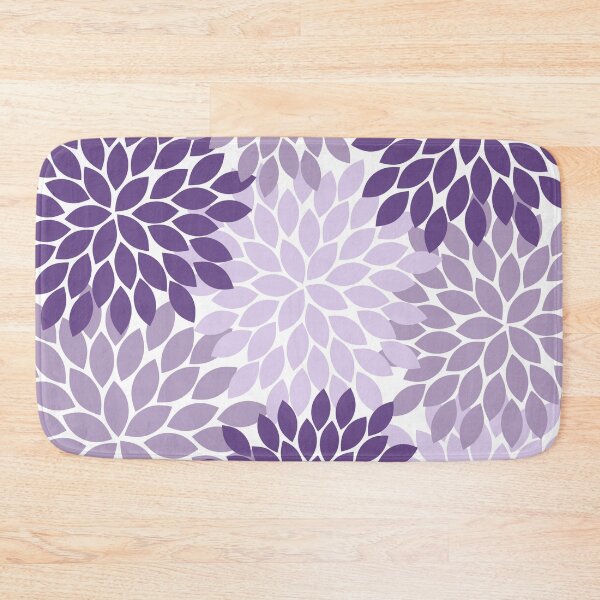 Item preview, Purple Flower Burst, Flower Petals, Lavender Lilac Floral Pattern designed and sold by CloudDesignShop.