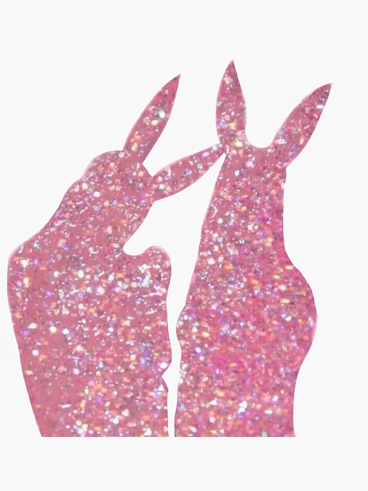 "Pink glitter girls" Sticker by silkpastel Redbubble