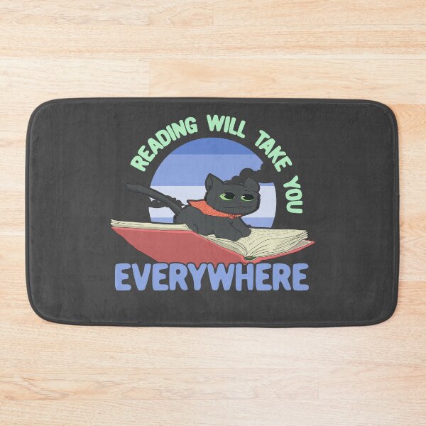 Item preview, Reading Will Take You Everywhere - Black Cat designed and sold by Chubuter.
