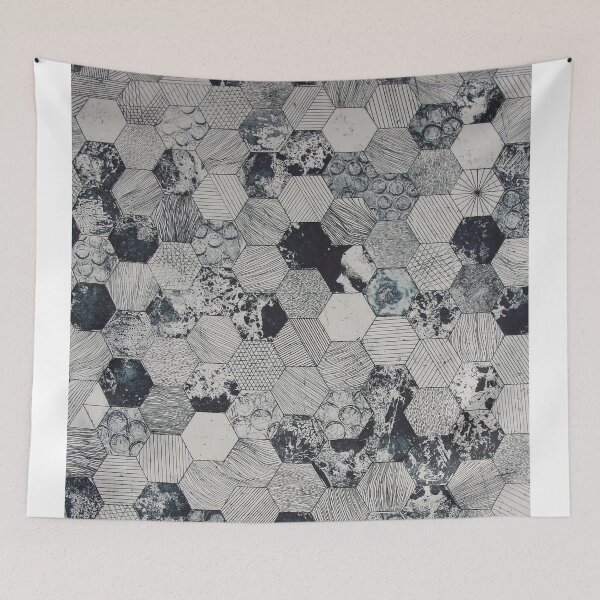 Item preview, Tiles Gray vintage Pattern and classic premium look designed and sold by alifzahari.