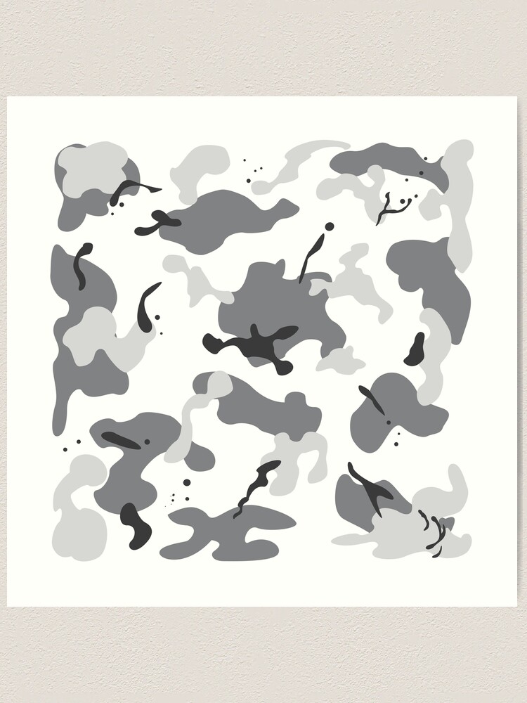 Premium Photo  Camouflage pattern in light urban grey and snow