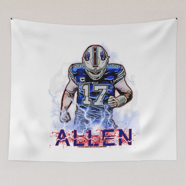 Aperçu de l'œuvre Josh Allen Buffalo Bills Josh Allen créée et vendue par Vintageflys.