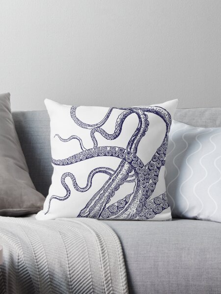 Artikel-Vorschau von Octopus Tentakel Tintenfisch Kraken nautisch, designt und verkauft von SouthPrints.
