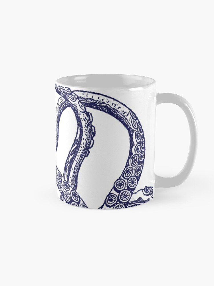 Octopus Coffee Cup, Nautical Coffee Mug