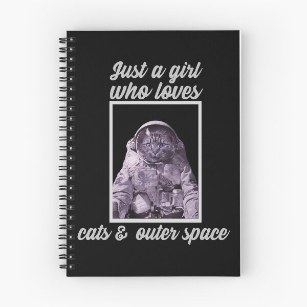 Item preview, Just A Girl Who Loves Cats & Outer Space designed and sold by alancrapopod.