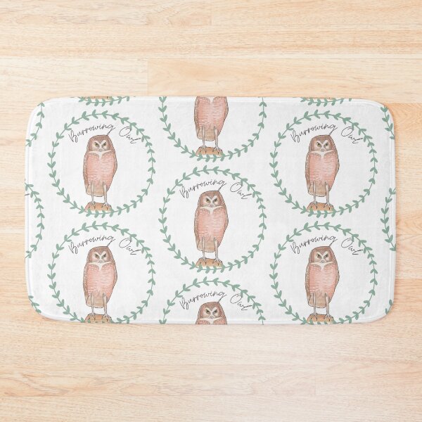 Item preview, Burrowing Owl bird species logo designed and sold by TheWaterBirds.