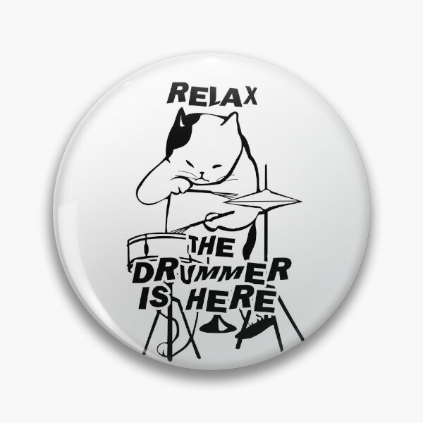 Item preview, Relax the Drummer is Here - Cat Drummer designed and sold by cannevas.