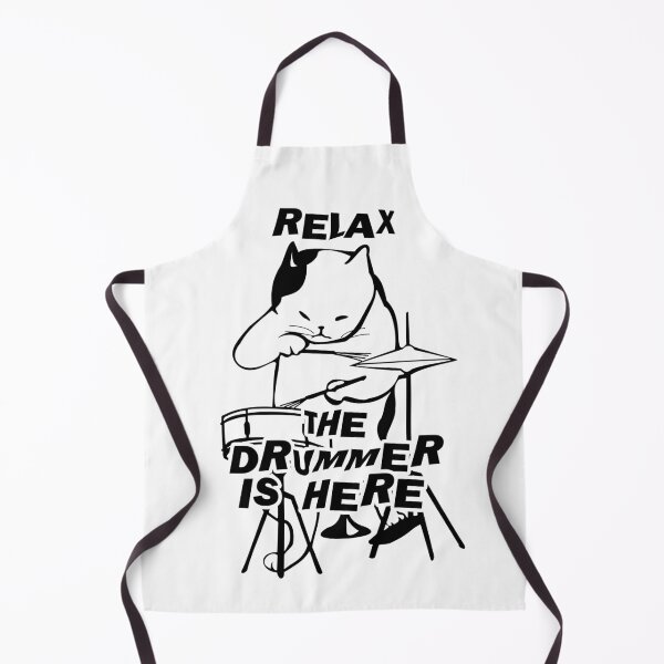 Item preview, Relax the Drummer is Here - Cat Drummer designed and sold by cannevas.