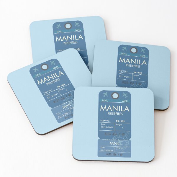 Item preview, RETRO PLANE TICKET MANILA PHILIPPINES designed and sold by aydapadi.