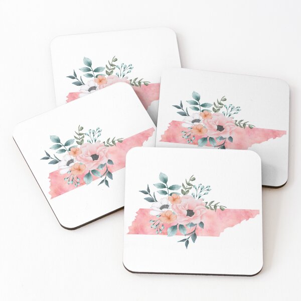 Item preview, Watercolor Floral Tennessee designed and sold by randrgiftshop.