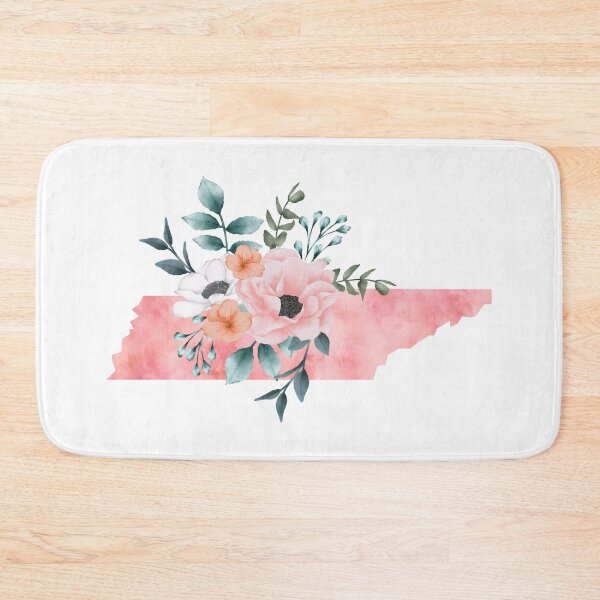 Item preview, Watercolor Floral Tennessee designed and sold by randrgiftshop.