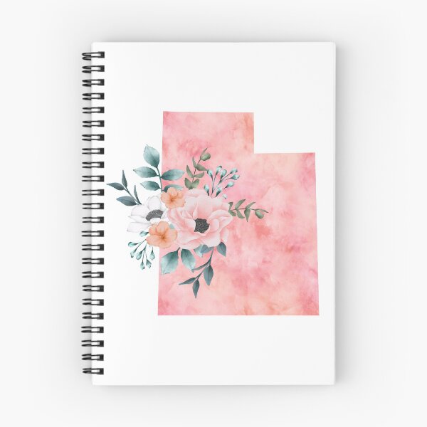 Item preview, Watercolor Floral Utah designed and sold by randrgiftshop.