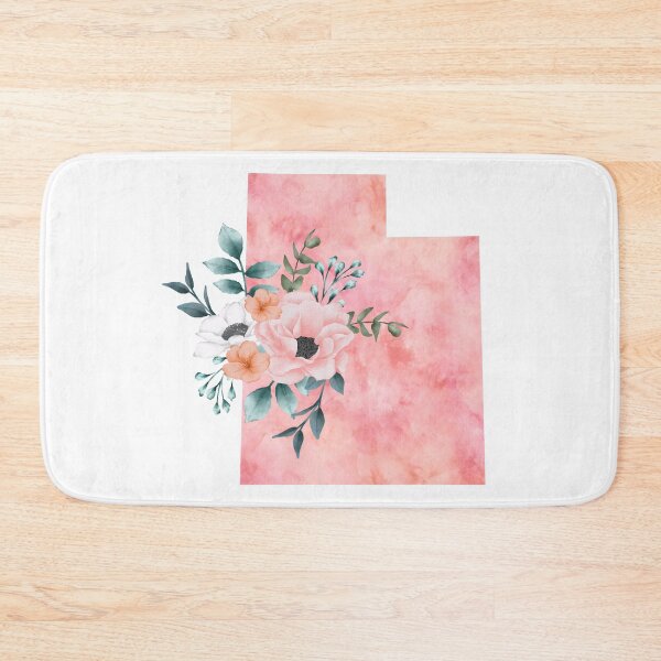 Item preview, Watercolor Floral Utah designed and sold by randrgiftshop.