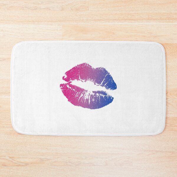 Item preview, Bi Flag Ombre Kiss designed and sold by SantaLisaPier.