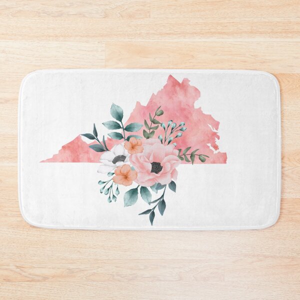 Item preview, Watercolor Floral Virginia designed and sold by randrgiftshop.