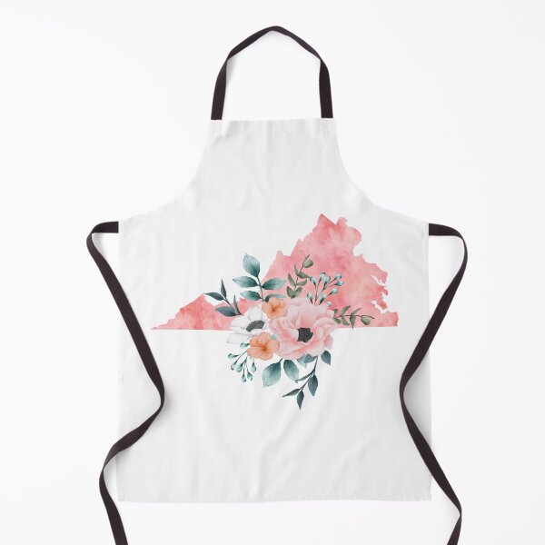 Item preview, Watercolor Floral Virginia designed and sold by randrgiftshop.