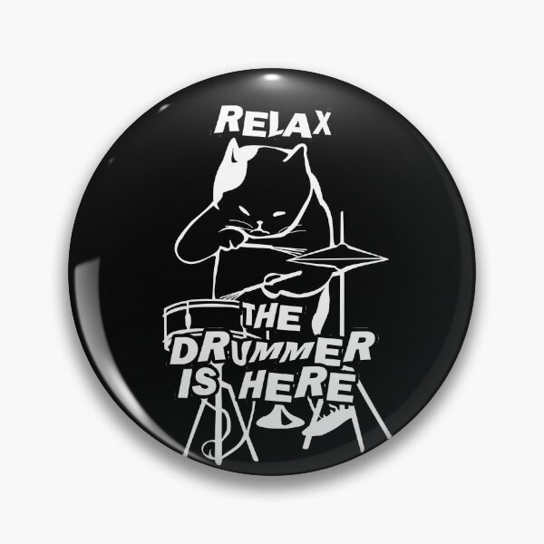 Item preview, Cool Cat Drummer designed and sold by cannevas.