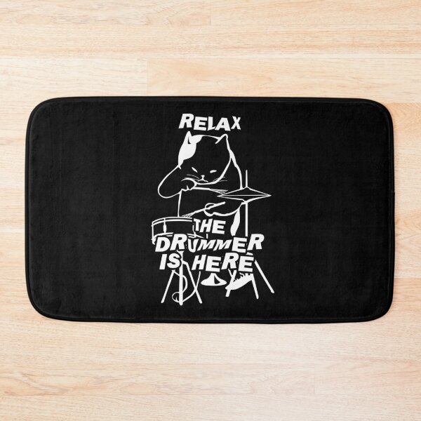 Item preview, Cool Cat Drummer designed and sold by cannevas.