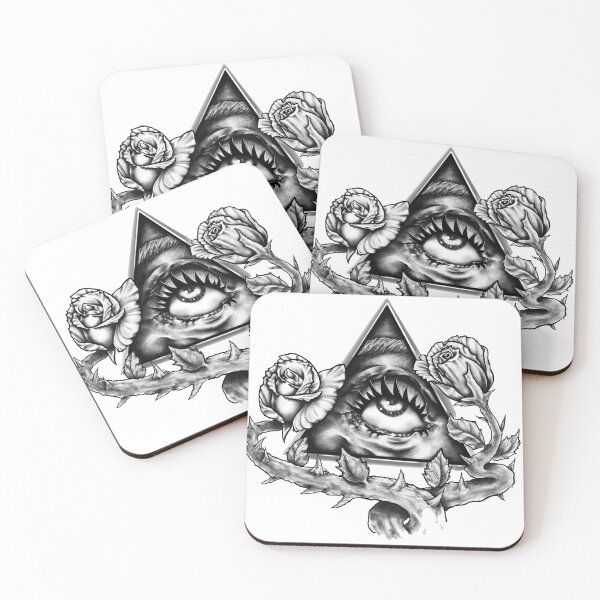 Item preview, AllSeeingEye and the wild roses designed and sold by RensoConcepts.