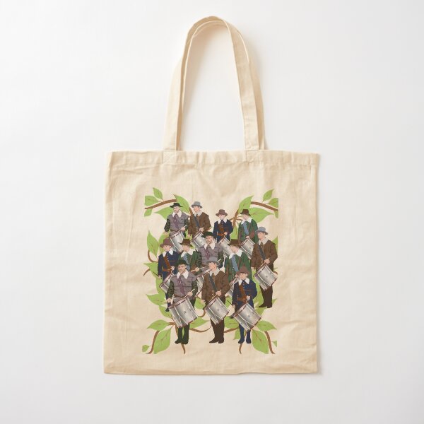 12 Days of Christmas: Twelve Drummers Drumming Cotton Tote Bag