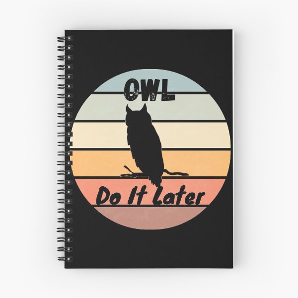 Item preview, Owl Do It Later designed and sold by StephenMollie.