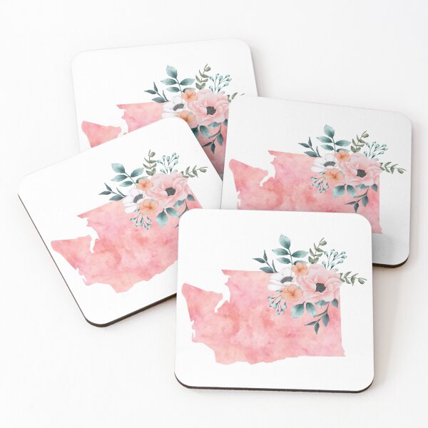 Item preview, Watercolor Floral Washington designed and sold by randrgiftshop.