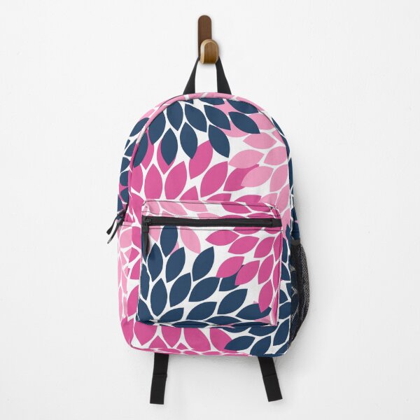 Item preview, Pink Navy Flower Burst, Flower Petals, Floral Pattern designed and sold by CloudDesignShop.