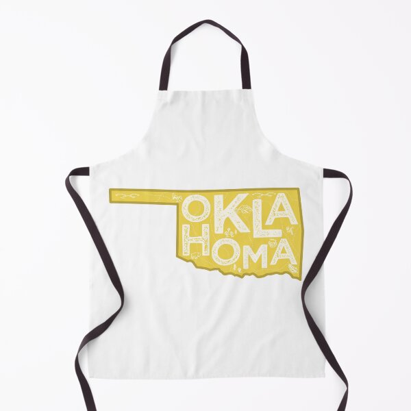 Item preview, Oklahoma Map Typography Gold designed and sold by HelloGentry.