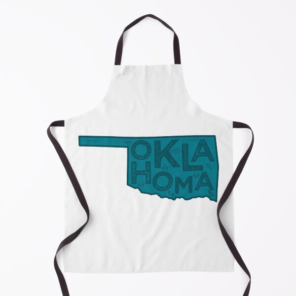 Item preview, Oklahoma Map Typography Navy designed and sold by HelloGentry.