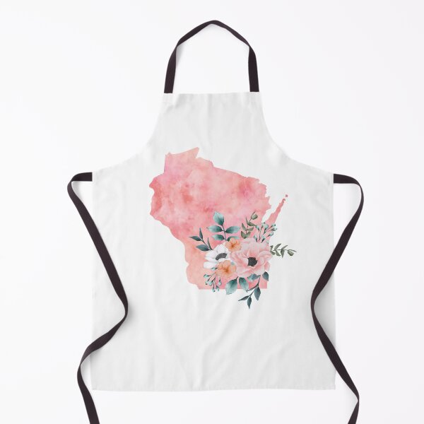 Item preview, Wisconsin Home Watercolor Floral designed and sold by randrgiftshop.