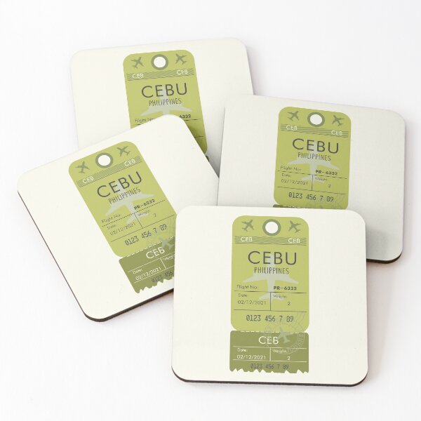 Item preview, CEBU PHILIPPINES RETRO PLANE TICKET FILIPINO designed and sold by aydapadi.