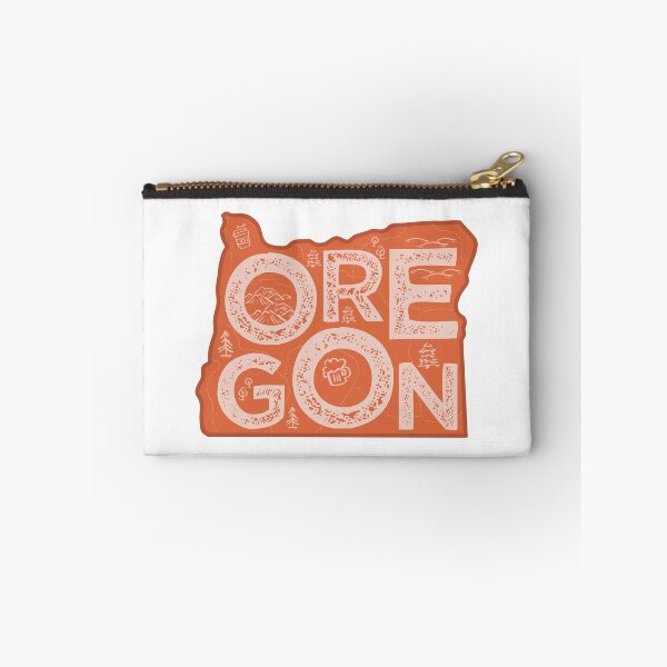 Item preview, Oregon Map Typography Red designed and sold by HelloGentry.