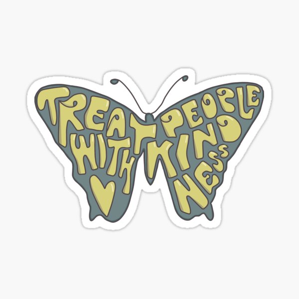 TPWK Bubble Letter Harry Styles Butterfly Sticker